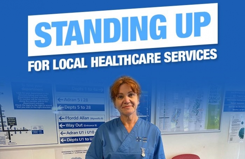 Standing up for local health care services