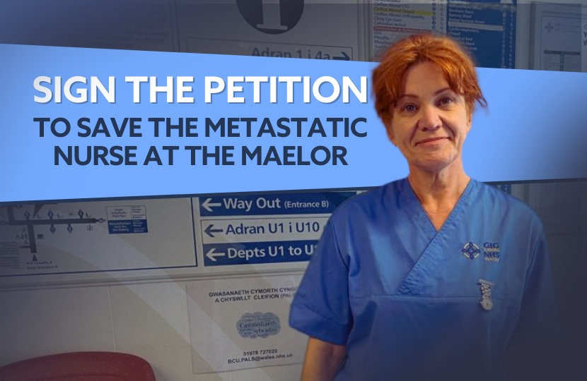 Save Wrexham's Metastatic Cancer Nurse