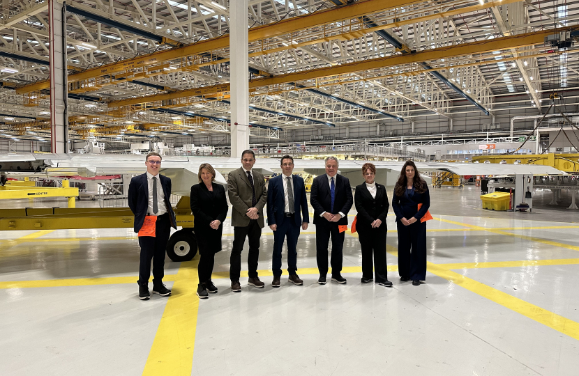 Chancellor visit to Airbus