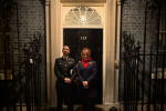 Sarah Atherton MP and Chief Inspector Luke Hughes
