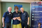 Sarah Atherton MP and Prostate Cancer Support Group
