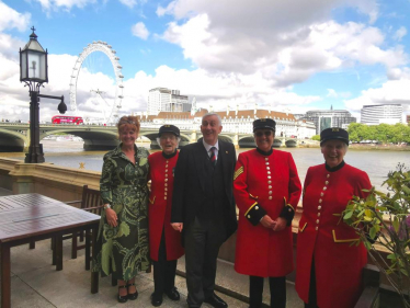 Sarah Atherton MP, Chelsea Pensioners and Sir Lindsay Hoyle MP