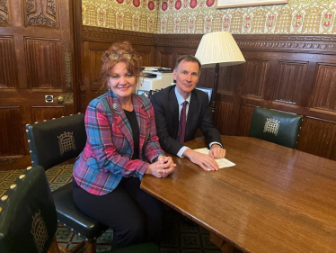 Sarah Atherton MP meets Chancellor